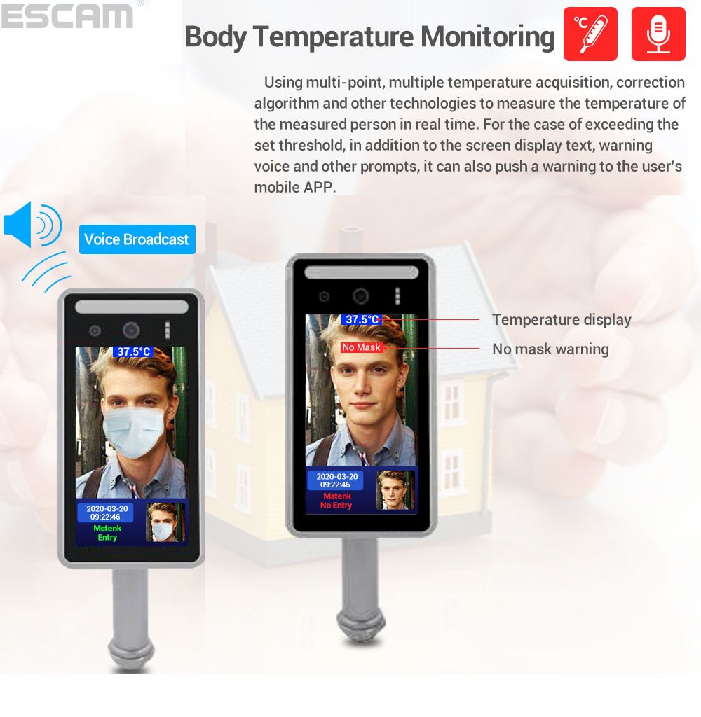 ESCAM-PVR800-Smart-Body-Temperature-Monitor-Intelligent-Face-Recognition-Access-Control-Terminal-Att-1654144