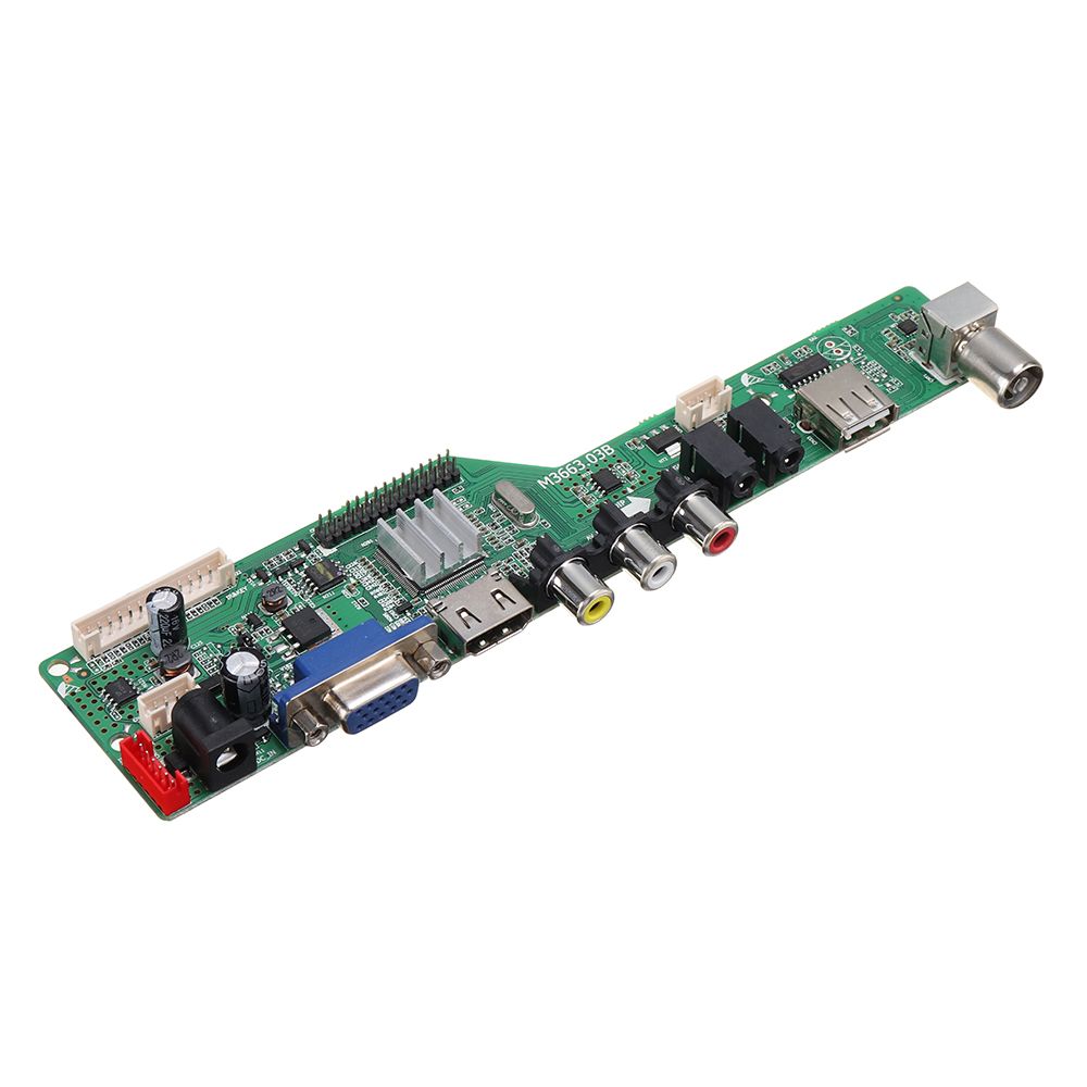 Digital-Signal-M366303B-DVB-T2-Universal-LCD-TV-Controller-Driver-Board-TVPCVGAHDMIUSB7-Key-Button1c-1760134