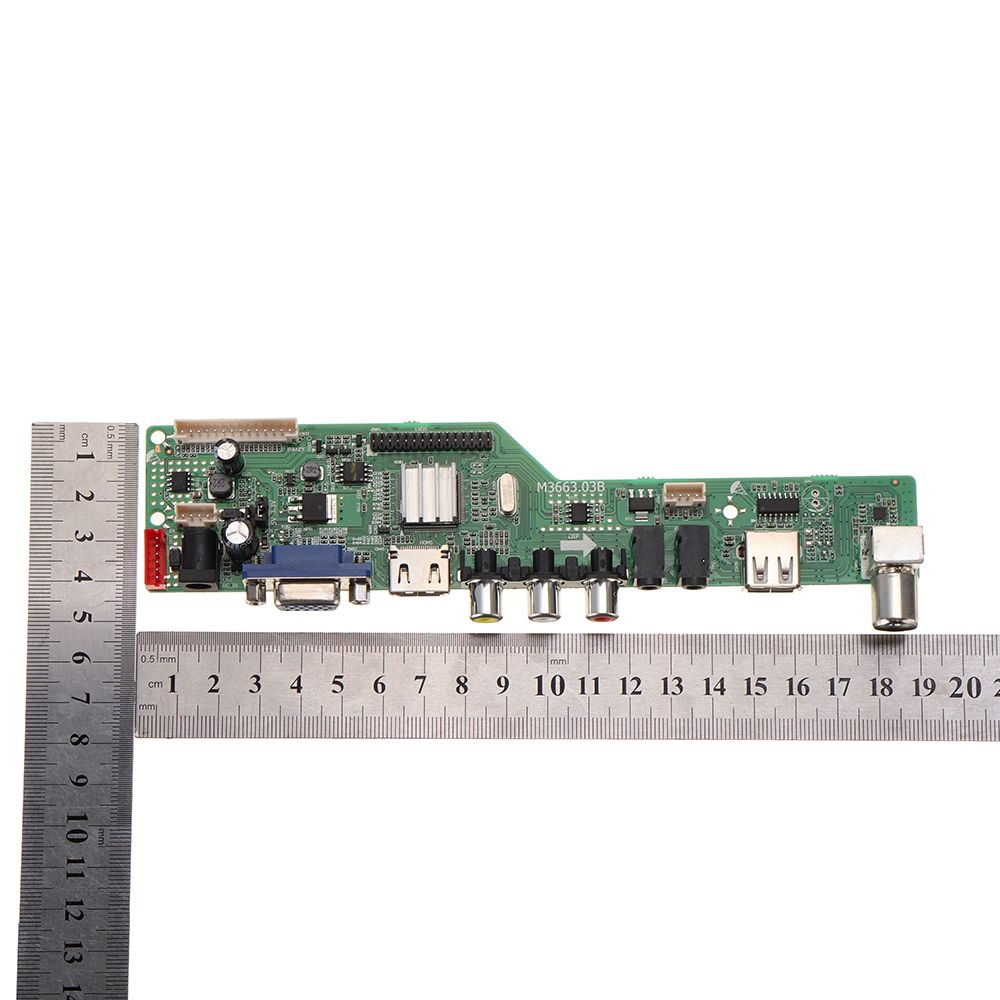 Digital-Signal-M366303B-DVB-T2-Universal-LCD-TV-Controller-Driver-Board-TVPCVGAHDMIUSB7-Key-Button1c-1760134
