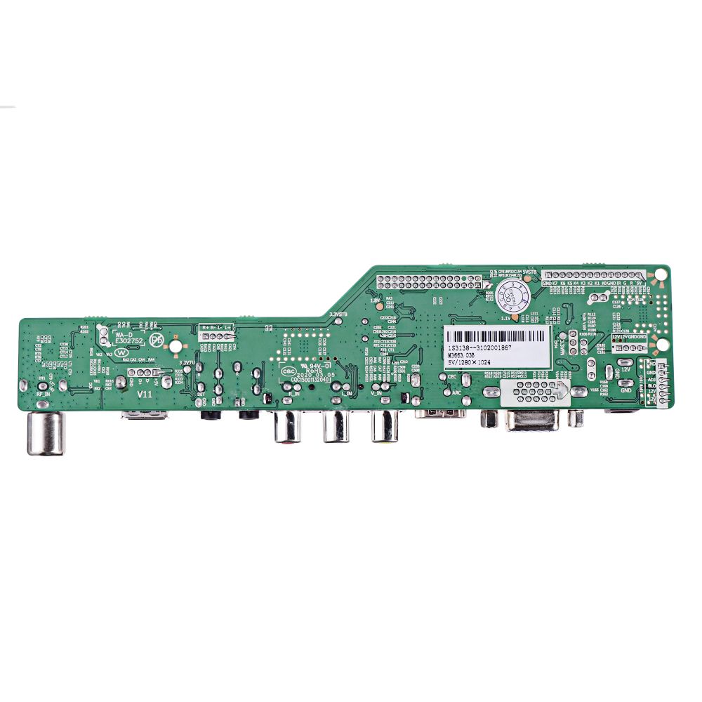 Digital-Signal-M366303B-DVB-T2-Universal-LCD-TV-Controller-Driver-Board-TVPCVGAHDMIUSB7-Key-Button1c-1760148