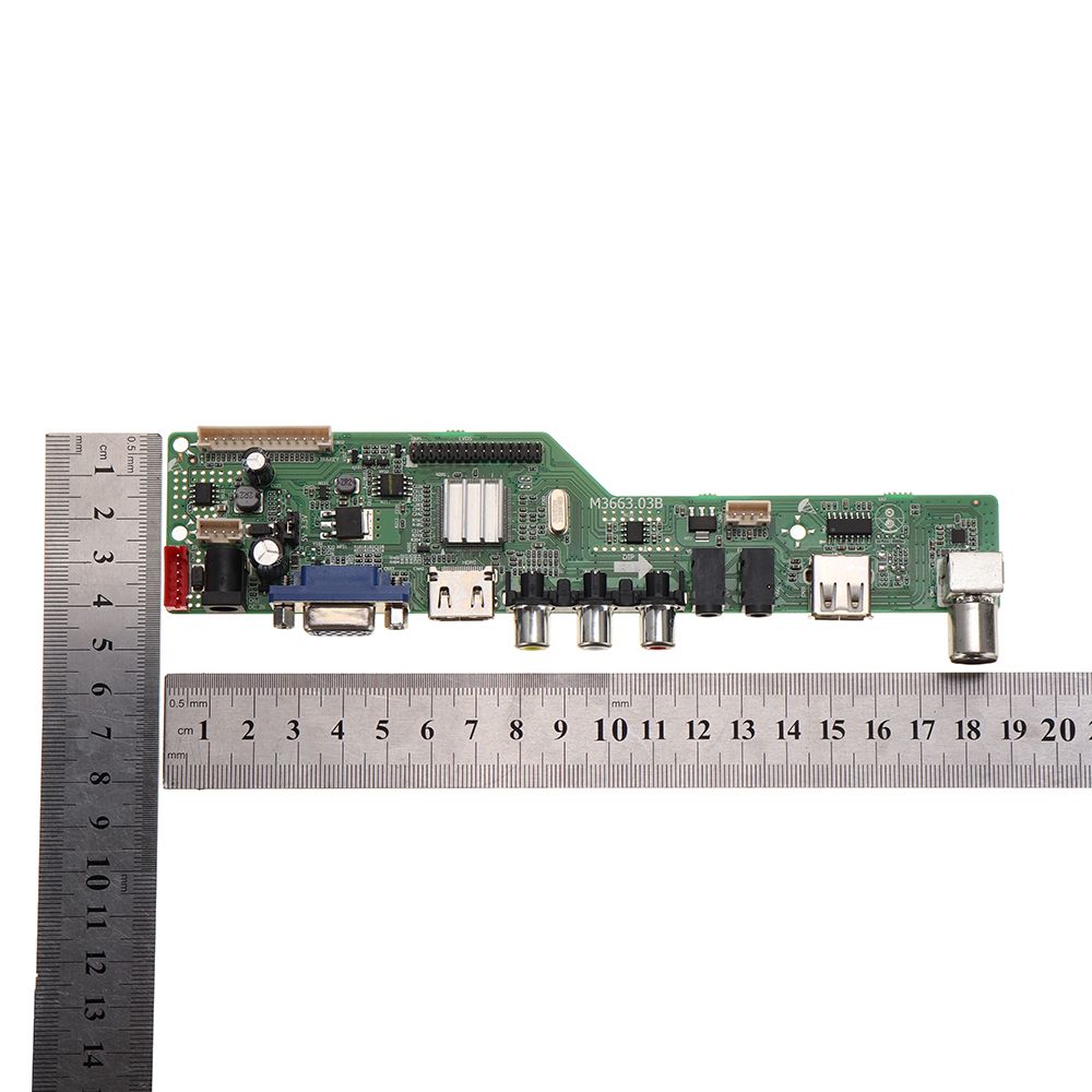 Digital-Signal-M366303B-DVB-T2-Universal-LCD-TV-Controller-Driver-Board-TVPCVGAHDMIUSB7-Key-Button2c-1760162