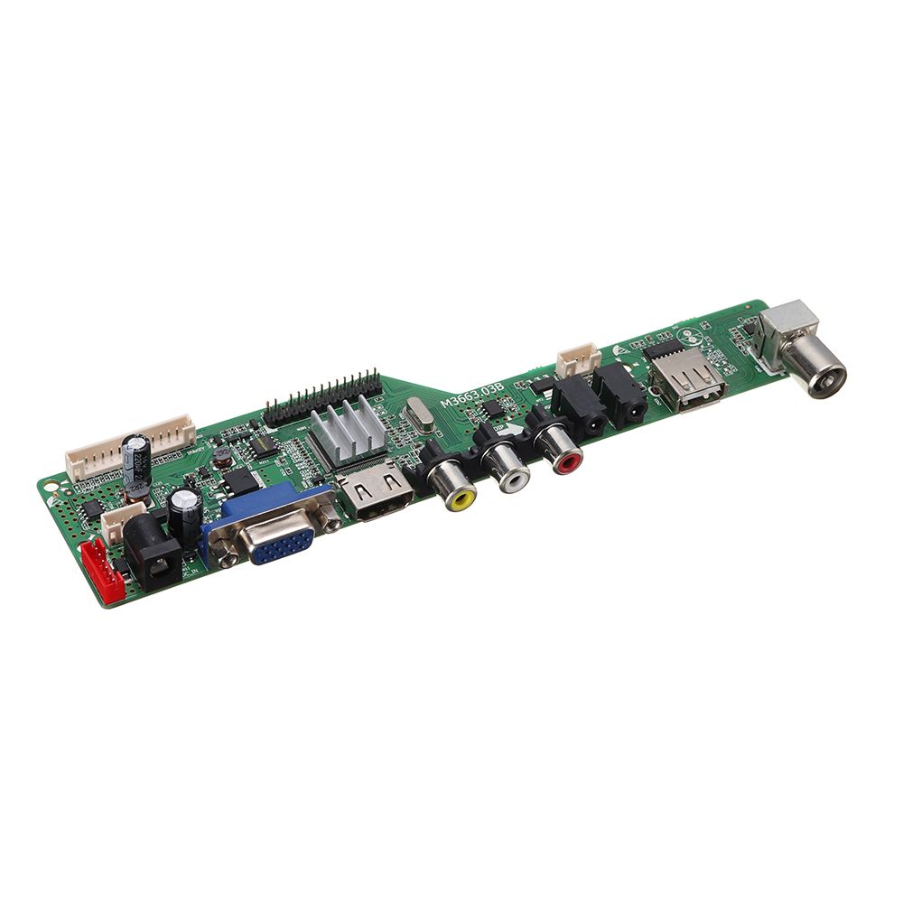 Digital-Signal-M366303B-DVB-T2-Universal-LCD-TV-Controller-Driver-Board-TVPCVGAHDMIUSB7-Key-Button2c-1760162