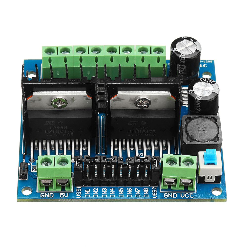 L298N-Motor-Driver-Module-Four-Chaneel-Motor-Drive-Smart-Car-Module-Geekcreit-for-Arduino---products-1422005