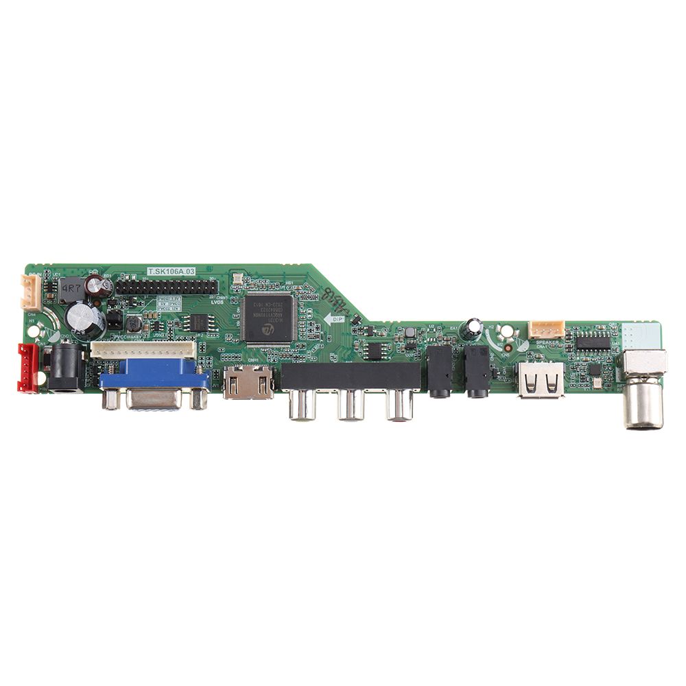 TSK105A03-Universal-LCD-LED-TV-Controller-Driver-Board-7-Key-button1ch-6bit-40Pins-LVDS-CableSpeaker-1401875