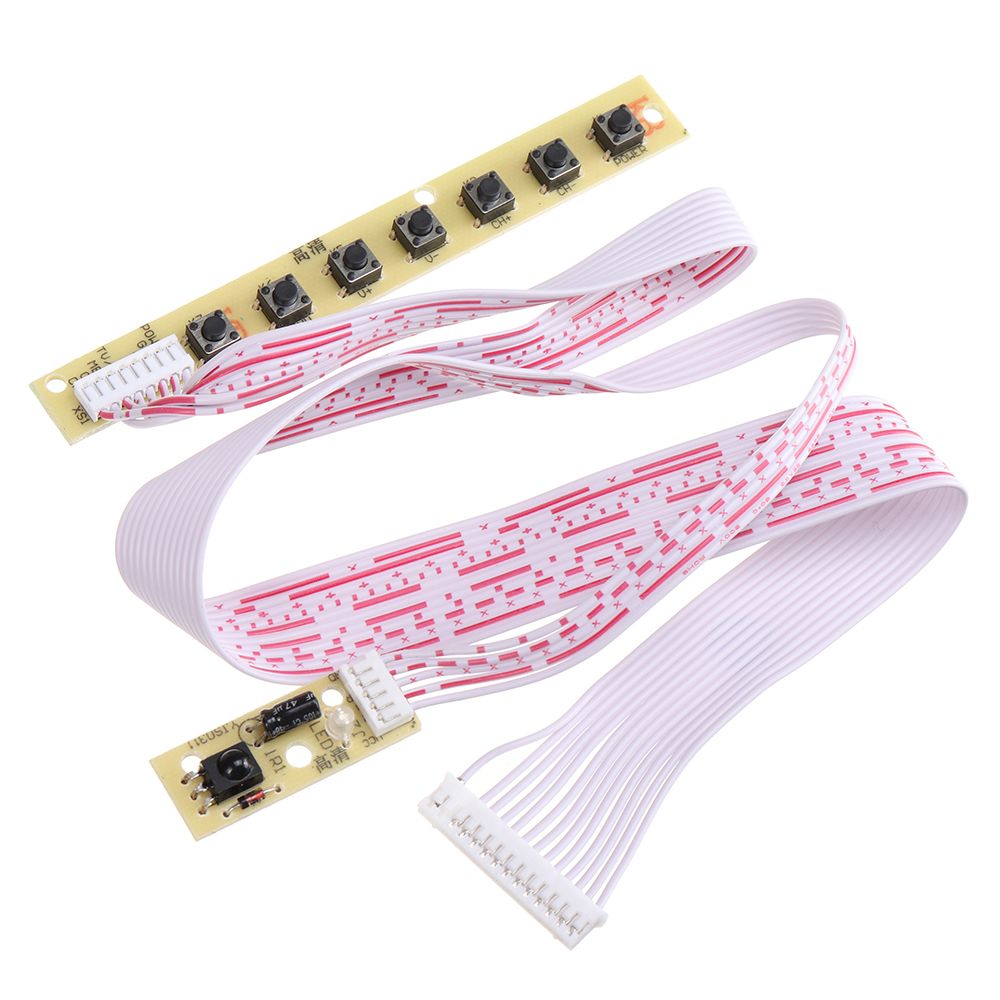 TSK105A03-Universal-LCD-LED-TV-Controller-Driver-Board-TVPCVGAHDMIUSB7-Key-Button2ch-6bit-30pins-LVD-1401873