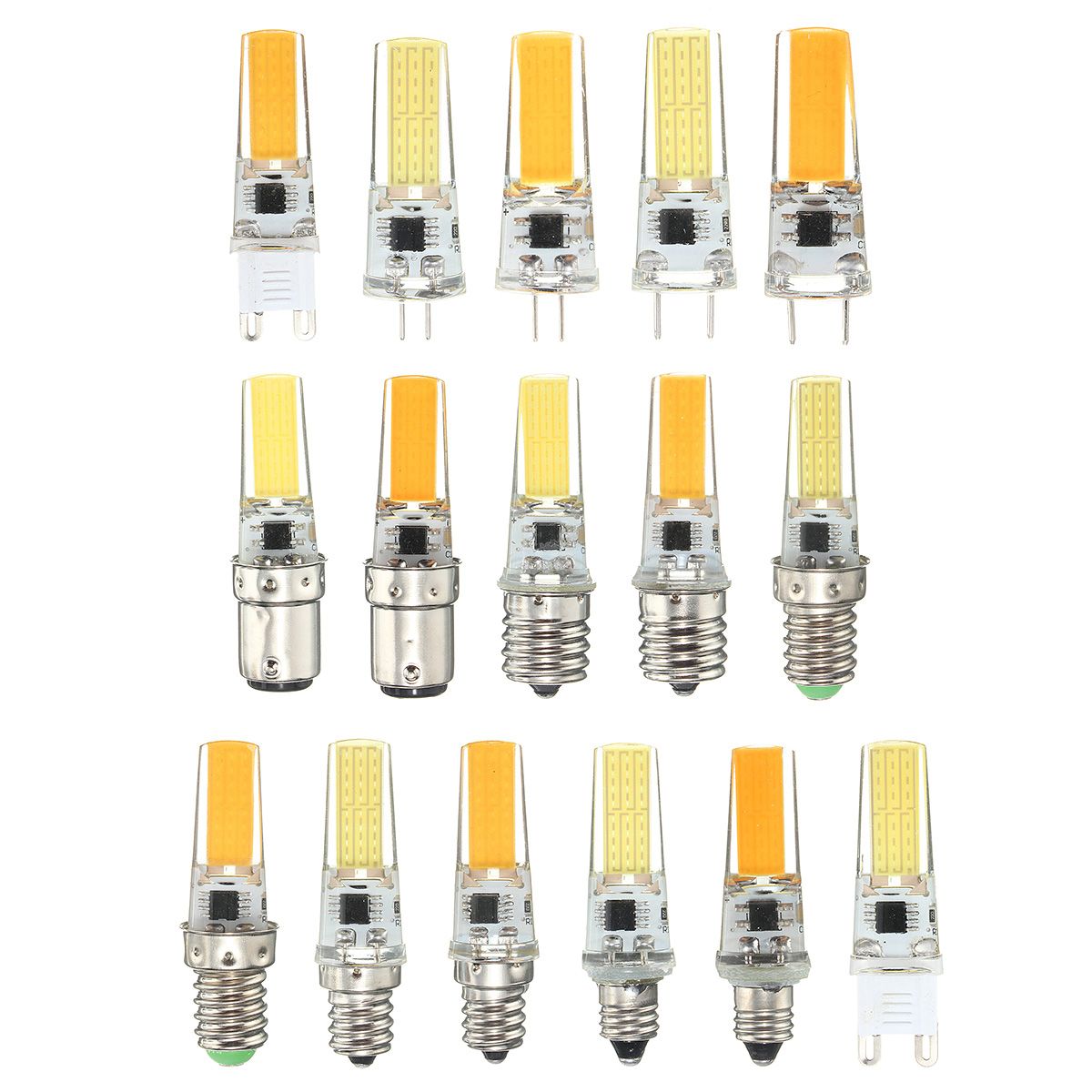 Dimmable-E11-E12-E14-E17-G4-G8-G9-BA15D-25W-LED-COB-Silicone-Pure-White-Warm-White-Light-Bulb-110V-1072071