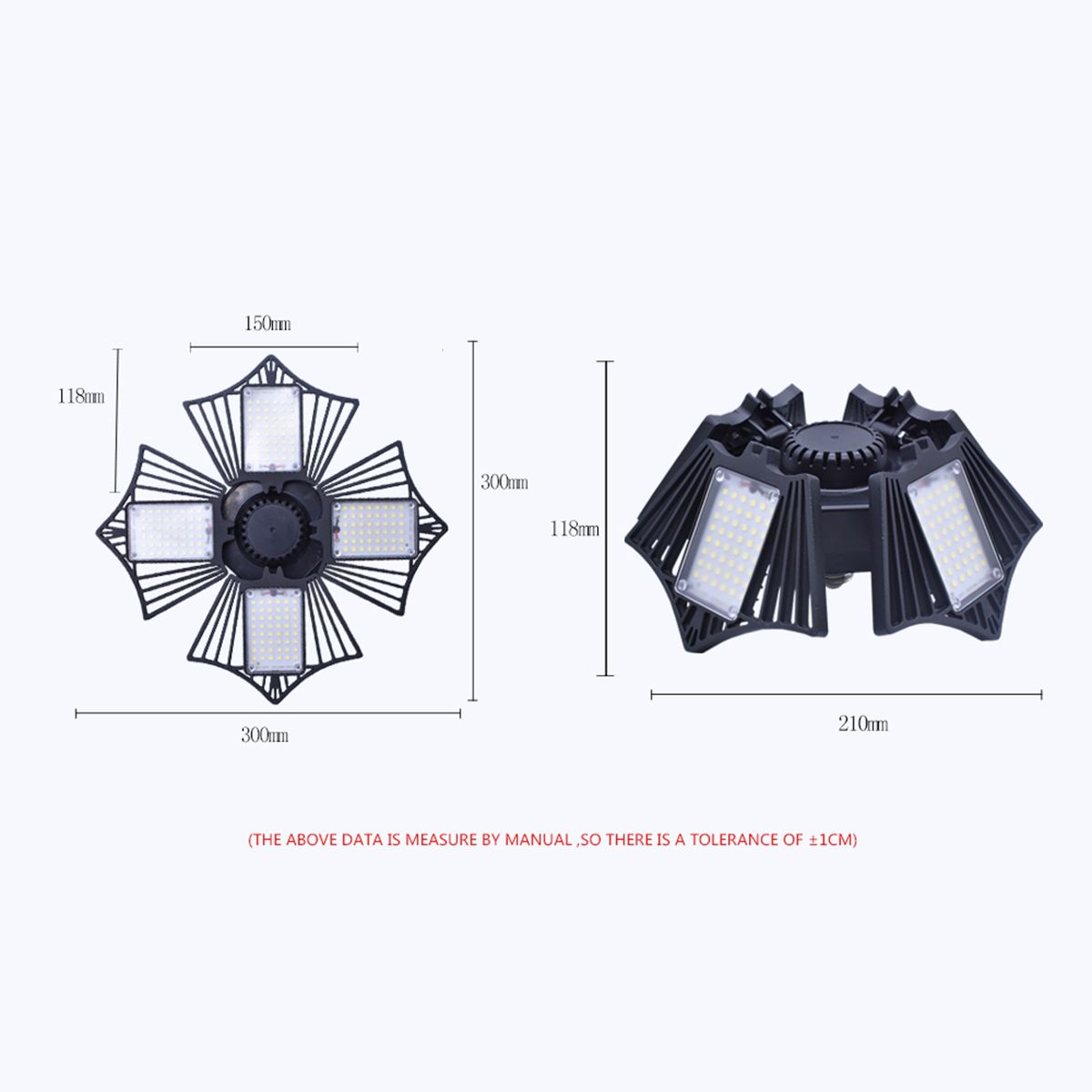 120W-150W-E27-LED-Garage-Lamp-2835-Foldable-Four-Leaf-Light-Bulb-Deformable-Ceiling-Fixture-85-265V-1675860