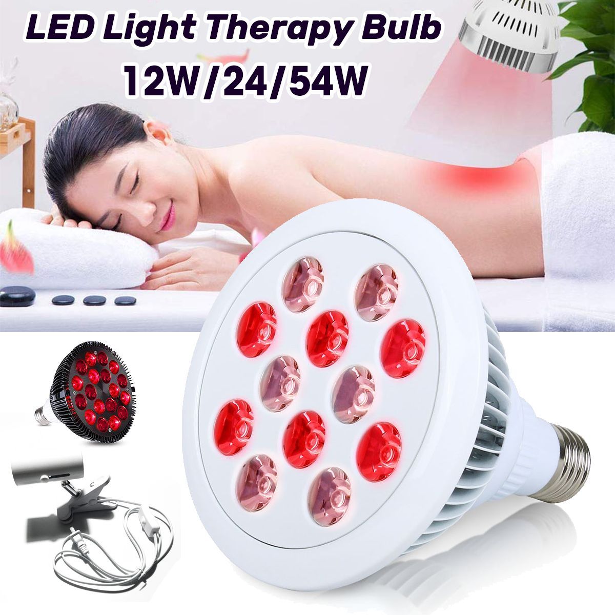 12W-24W-54W-E27-LED-Light-Therapy-Bulb-660nm-Deep-Red--850nm-Near-Infrared-Combo-for-Health-Beauty-1635627