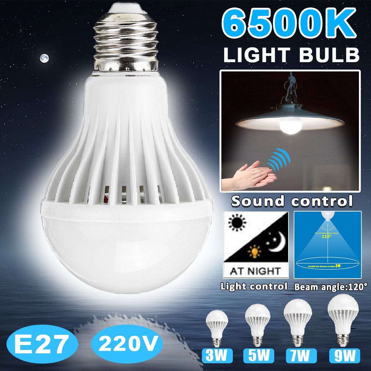 220V-3W-5W-7W-9W-120deg-E27-2835SMD-LED-Globe-Bulb-Light-Voice-Light-Control-Lamp-1680363