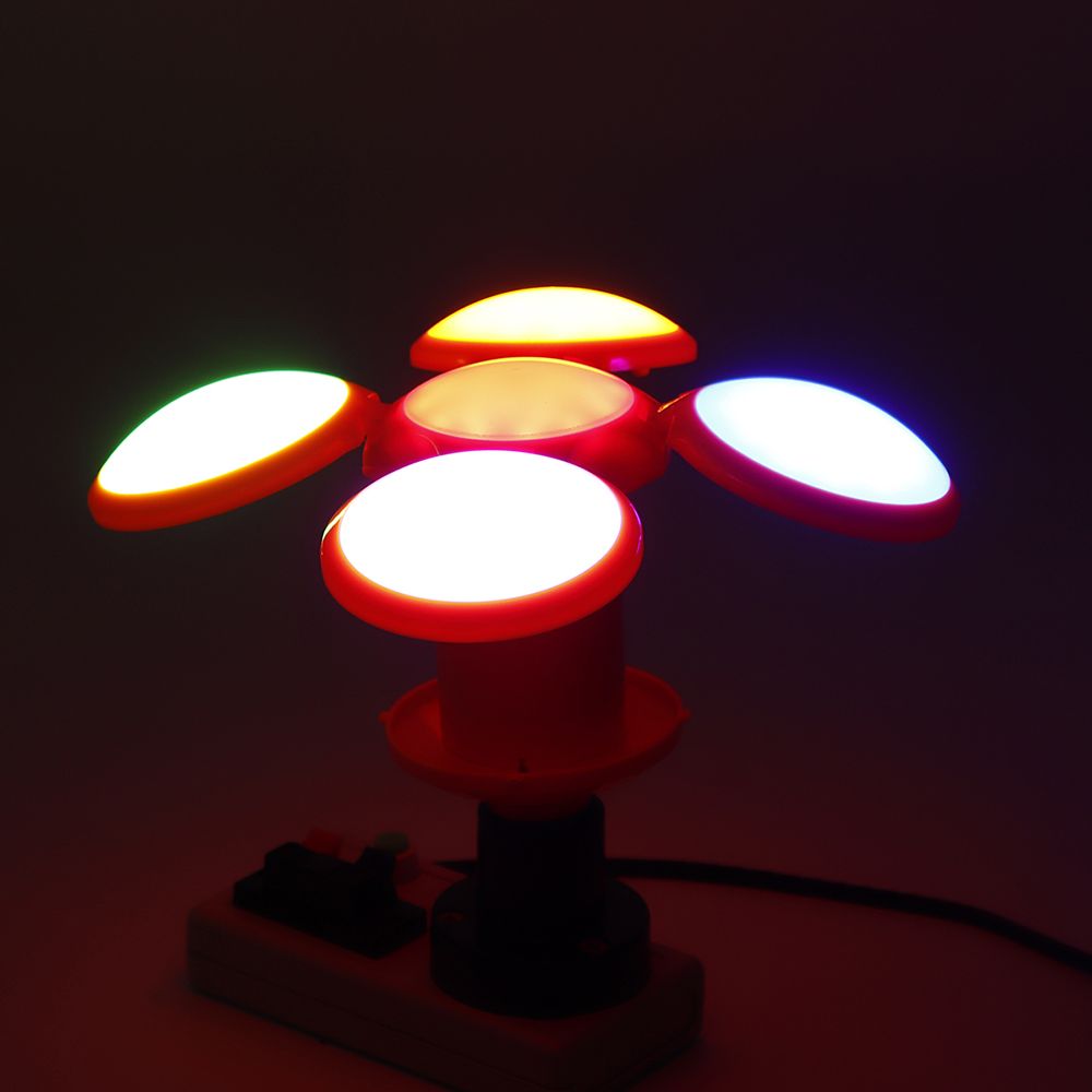 30W-E27-LED-Light-Bulb-UFO-Football-Shape-Foldable-Colorful-Five-leaves-Garage-Lamp-AC85-265V-1638526