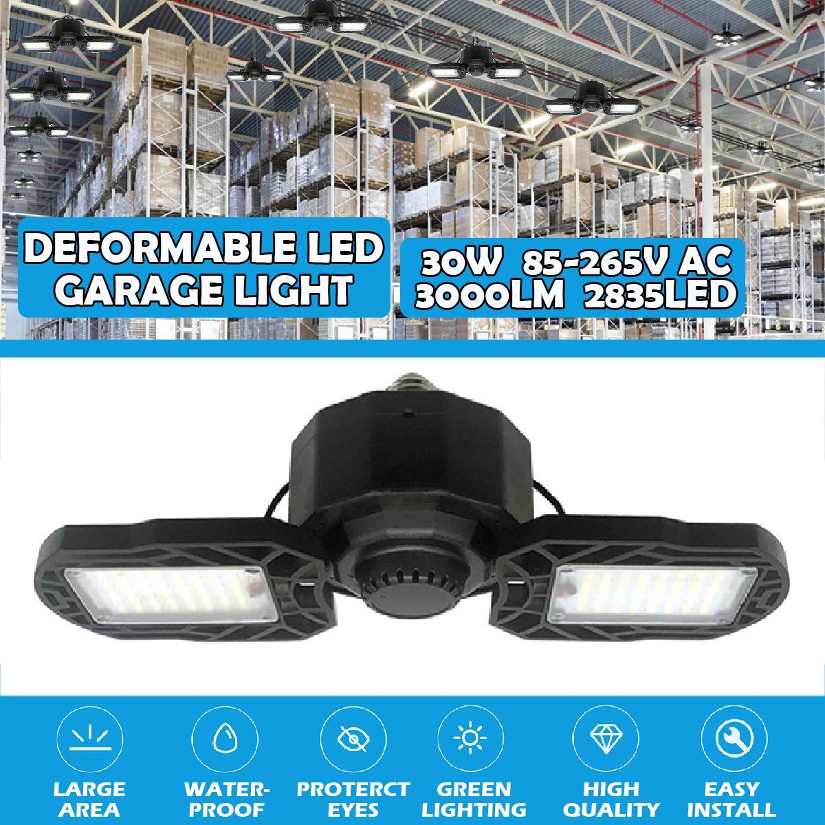 30W-LED-Garage-Lamp-3000LM-Shop-Work-E27-Light-Bulb-Home-Ceiling-Fixture-Deformable-Lighting-85-265V-1691038