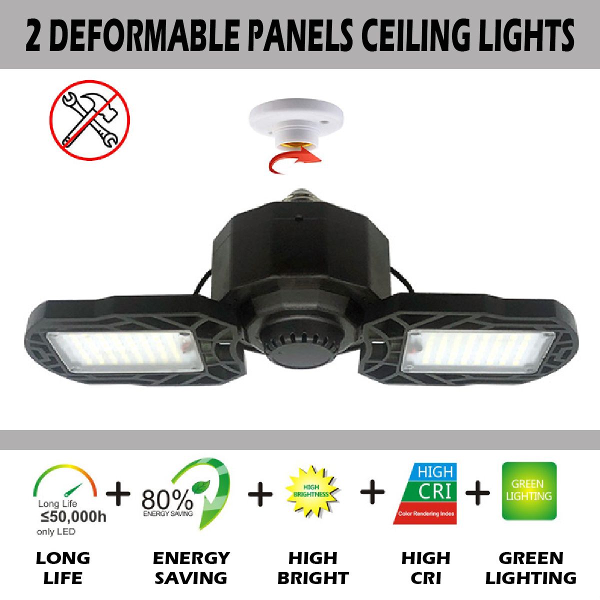 30W-LED-Garage-Lamp-3000LM-Shop-Work-E27-Light-Bulb-Home-Ceiling-Fixture-Deformable-Lighting-85-265V-1691038