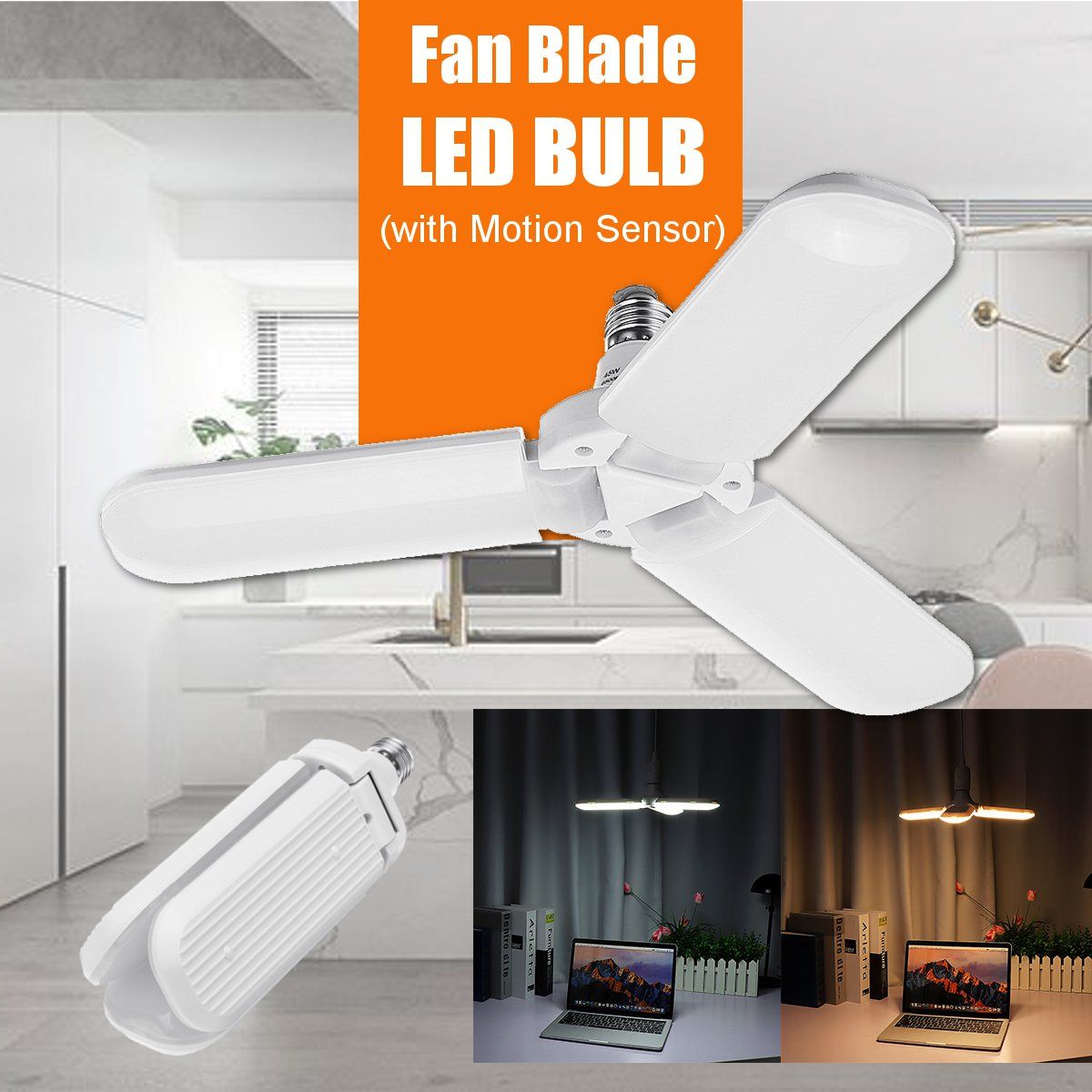 36W-45W-3Blades-Folding-E27-Motion-Sensor-LED-Bulb-Pendant-Lamp-Decor-AC95-265V-1636885