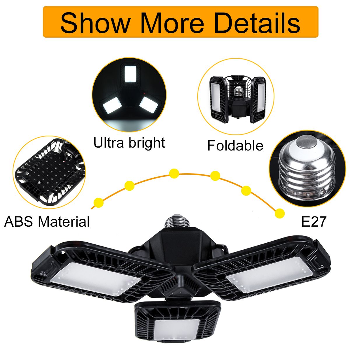 4060W-Deformable-E27-LED-Garage-Light-Folding-Bulb-Ceiling-Lights-Workshop-Lamp-1693779