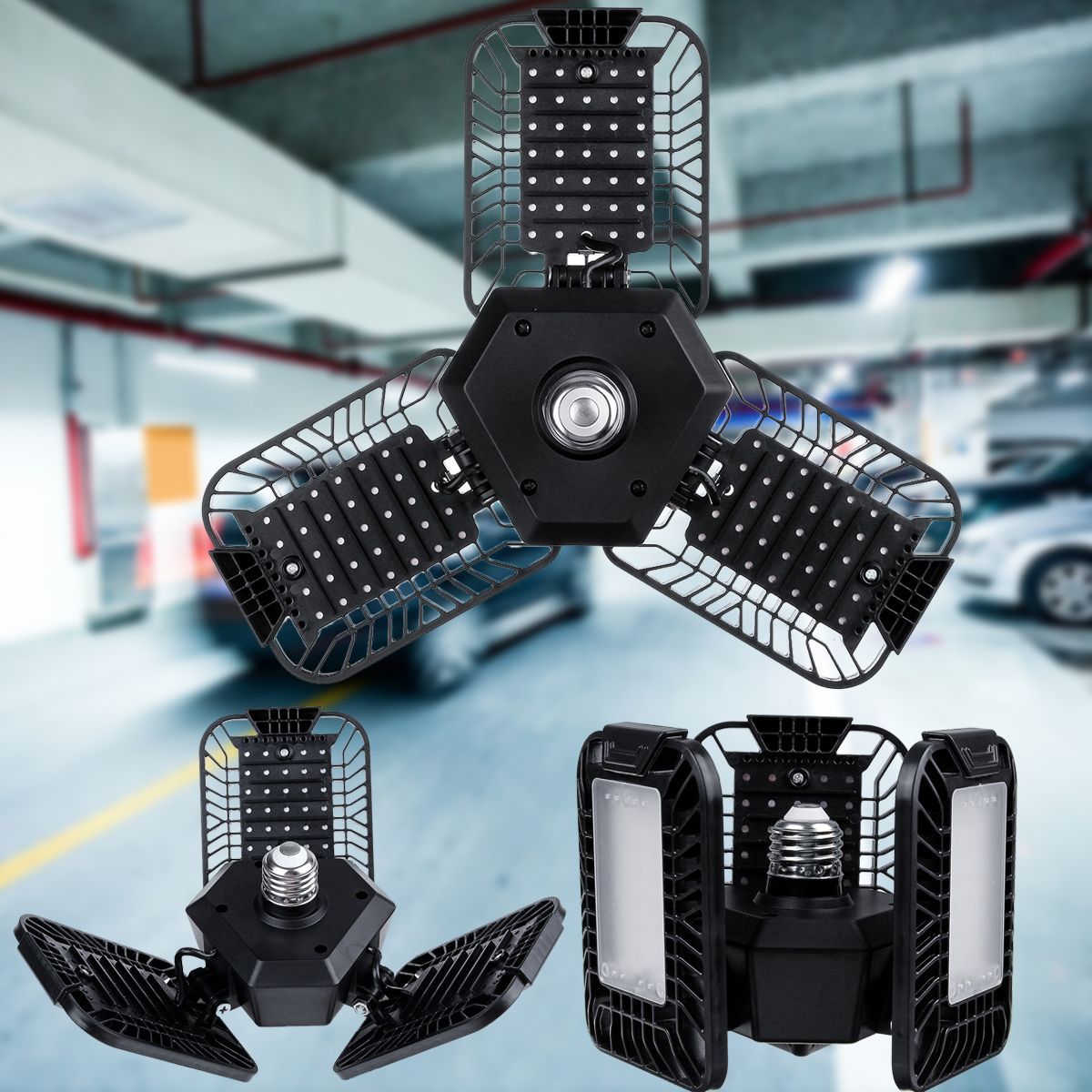 4060W-Deformable-E27-LED-Garage-Light-Folding-Bulb-Ceiling-Lights-Workshop-Lamp-1693779