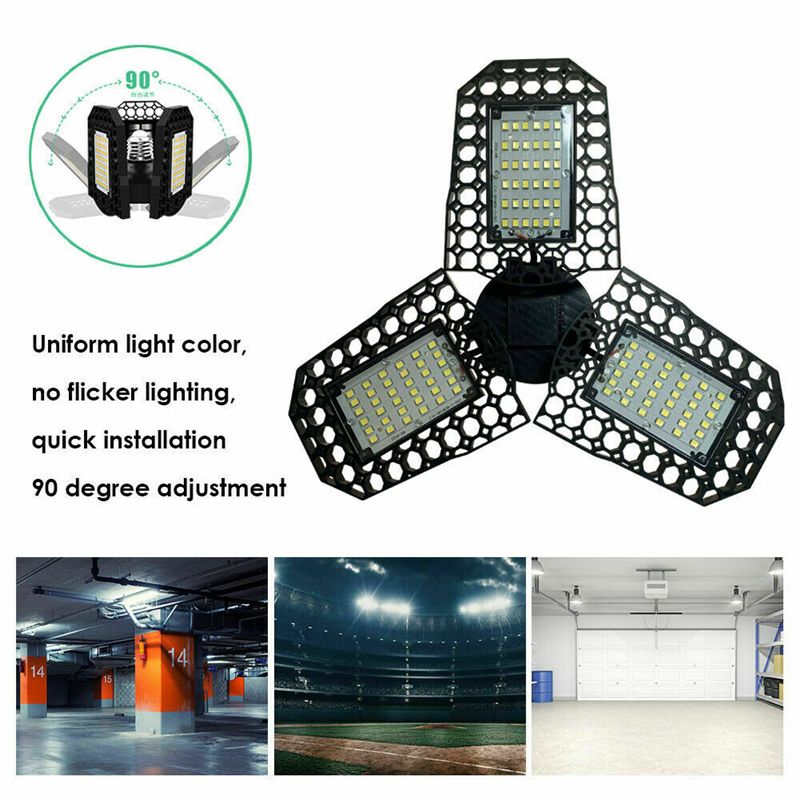 40W-E27-Deformable-108LED-Garage-Light-Bulb-Waterproof-Foldable-Fixture-Ceiling-Workshop-Night-Lamp--1733333