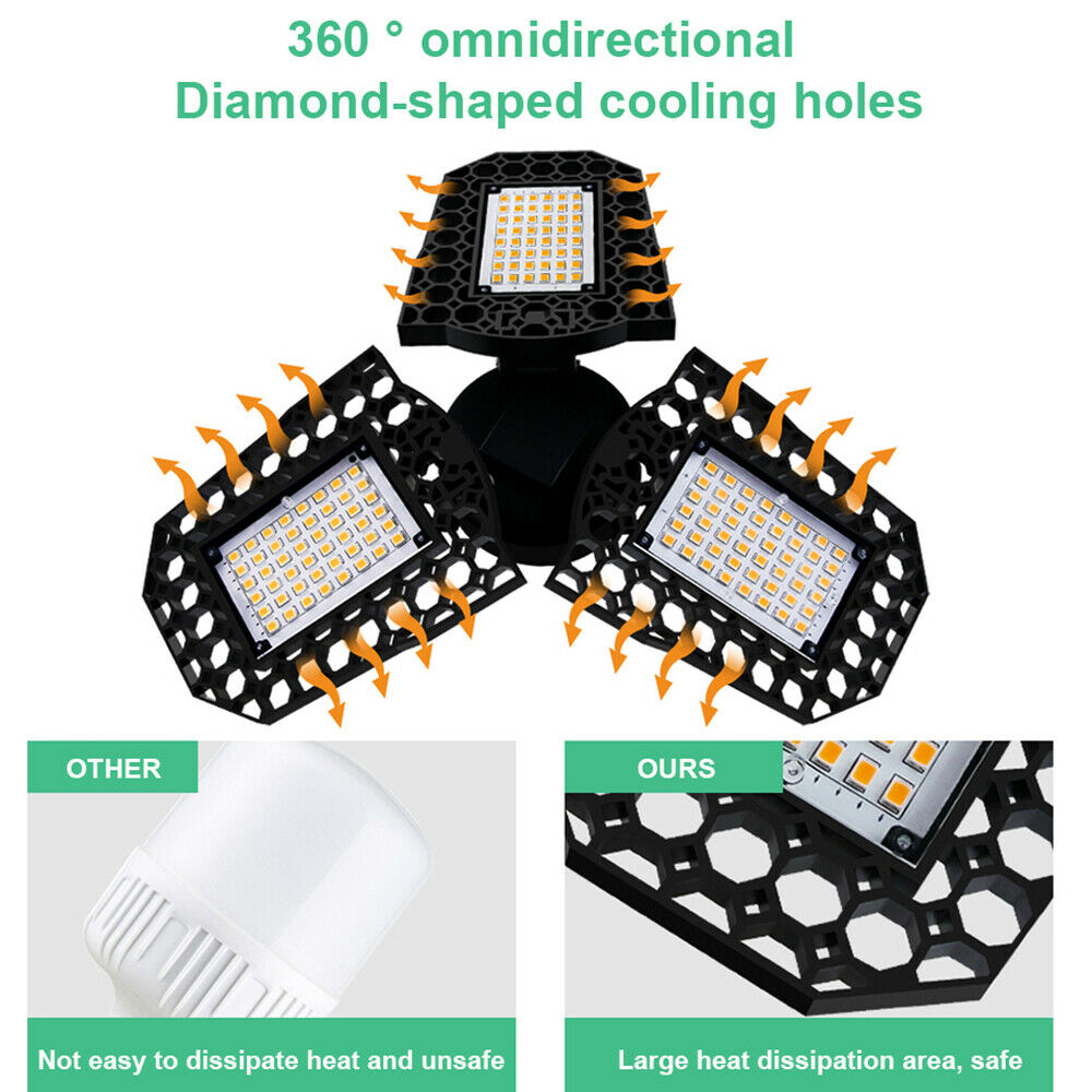 40W-E27-Deformable-108LED-Garage-Light-Bulb-Waterproof-Foldable-Fixture-Ceiling-Workshop-Night-Lamp--1733333