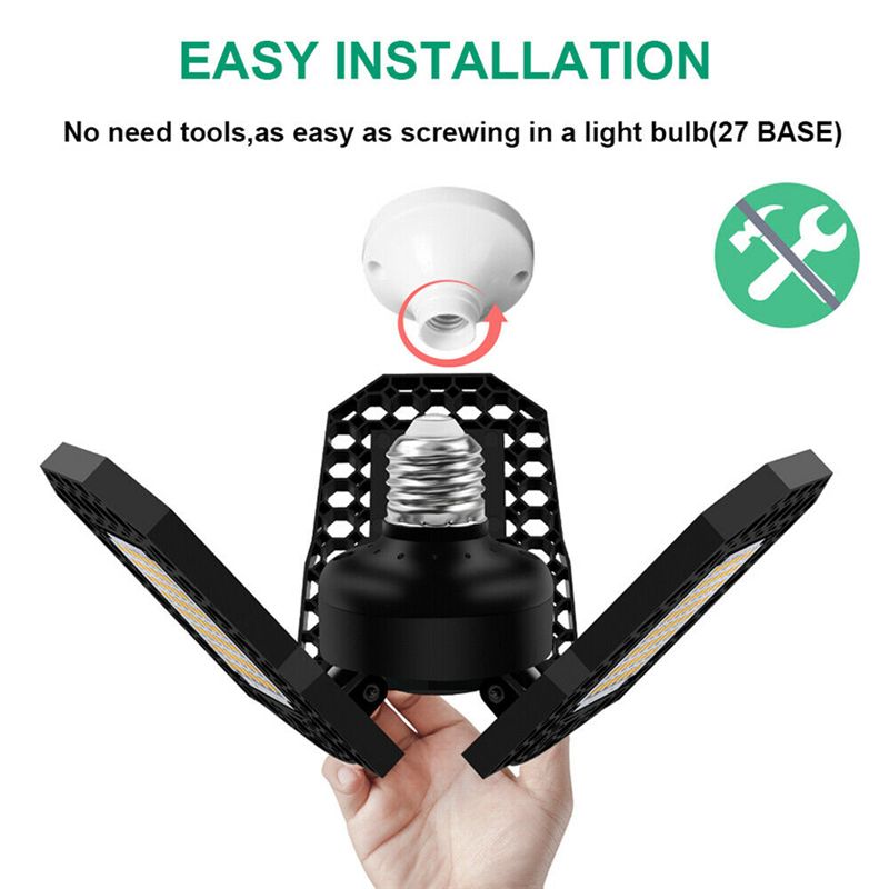 40W-E27-Deformable-108LED-Garage-Light-Bulb-Waterproof-Foldable-Fixture-Ceiling-Workshop-Night-Lamp--1733333