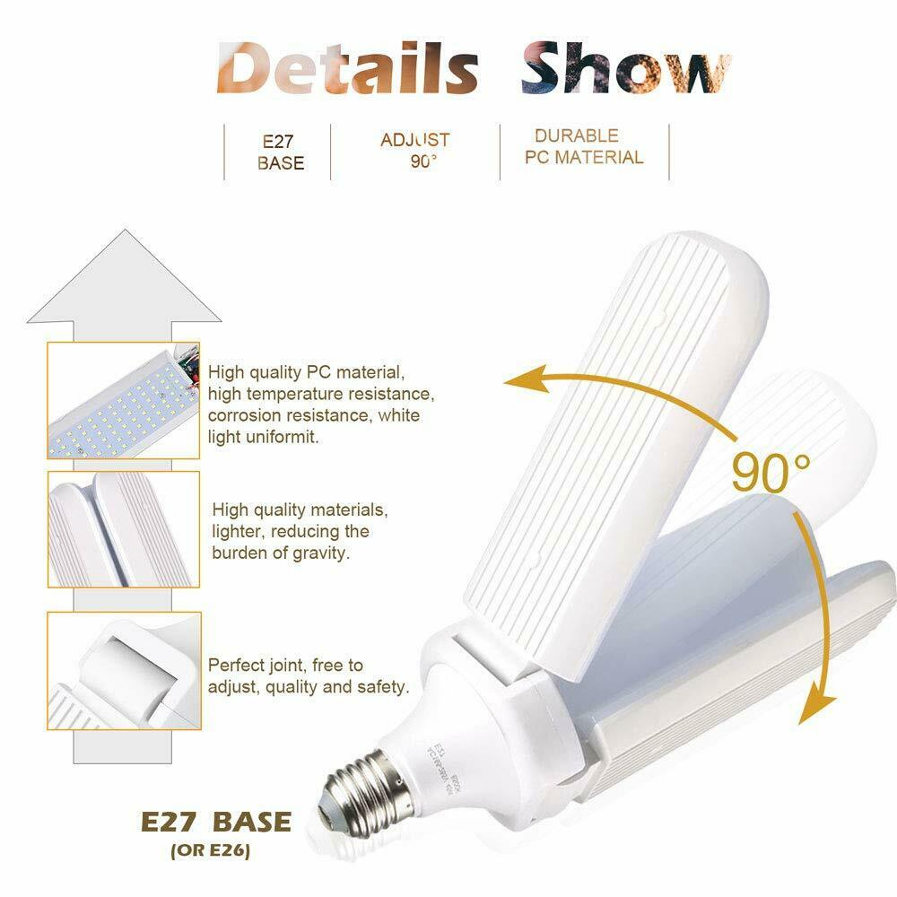 45W60W-Universal-Deformable-LED-Garage-Light-E27-Foldable-Ceiling-Workshop-Lamp-1672147