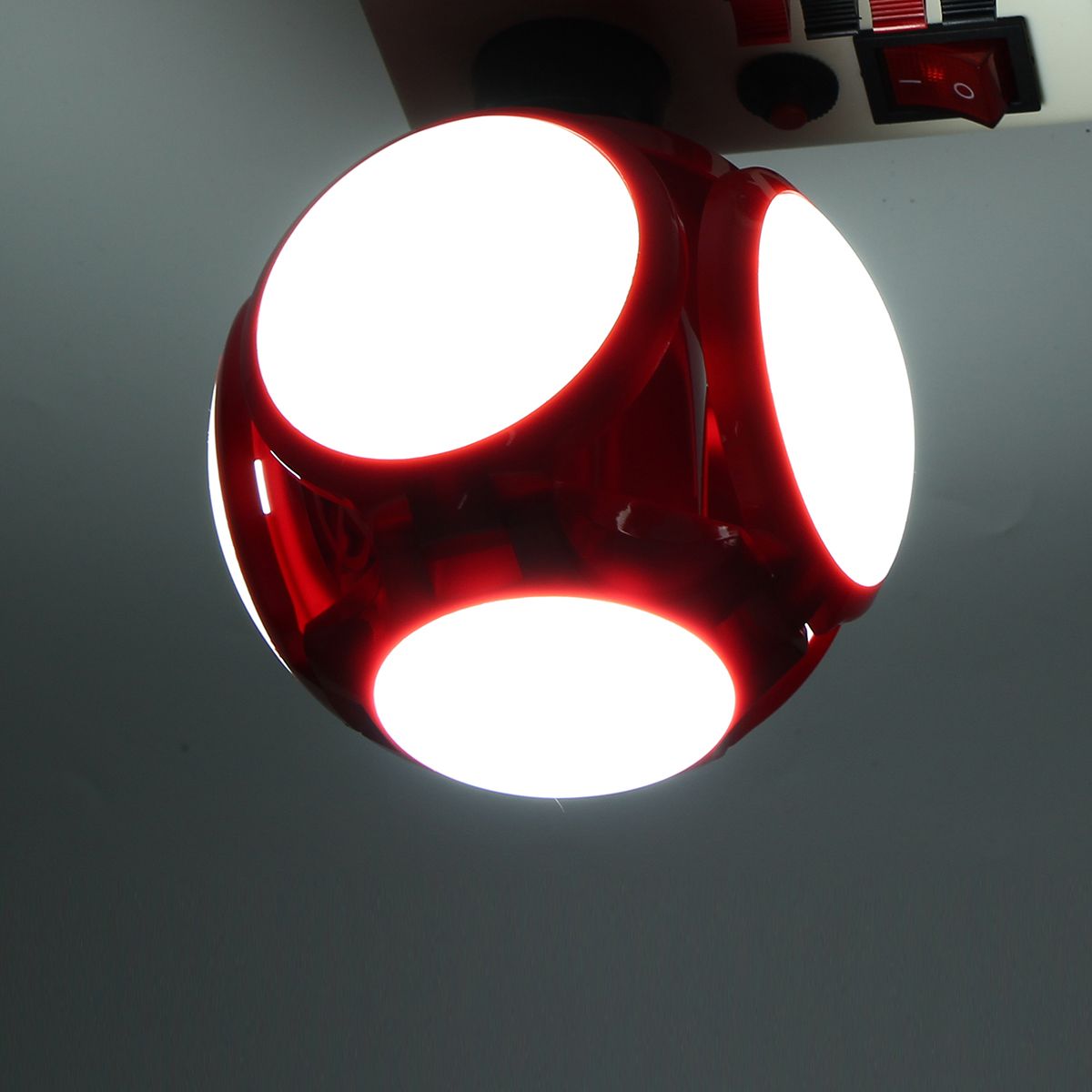 50W-E27-Football-UFO-LED-Garage-Lamp-Workshop-Folding-Light-Deformable-Ceiling-Bulb-AC165-265V-1731272