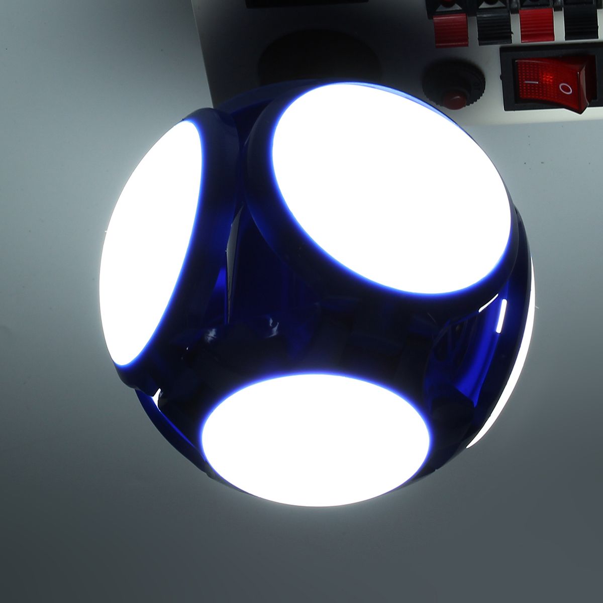 50W-E27-Football-UFO-LED-Garage-Lamp-Workshop-Folding-Light-Deformable-Ceiling-Bulb-AC165-265V-1731272