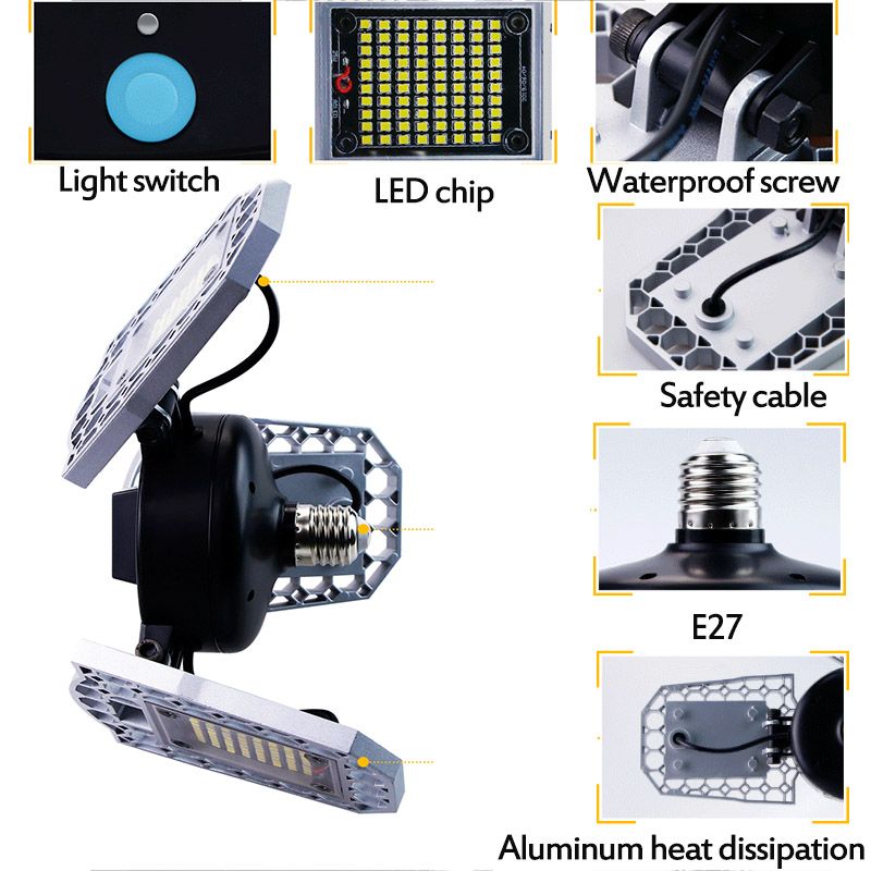 60W-240LED-Bulb-7200LM-Outdoor-3-Deformable-Panels-Ceiling-Light-Sensor-Garage-Shop-Lamp-AC110-277V-1651629