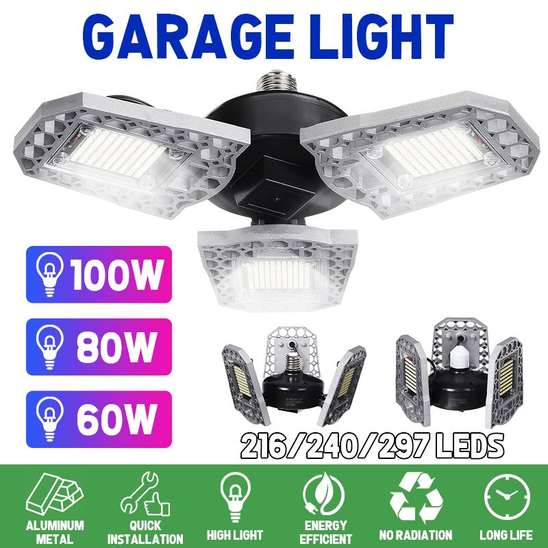 60W80W100W-LED-Garage-Shop-Work-Lights-Home-Ceiling-Fixture-Deformable-Workshop-Lamp-1703783