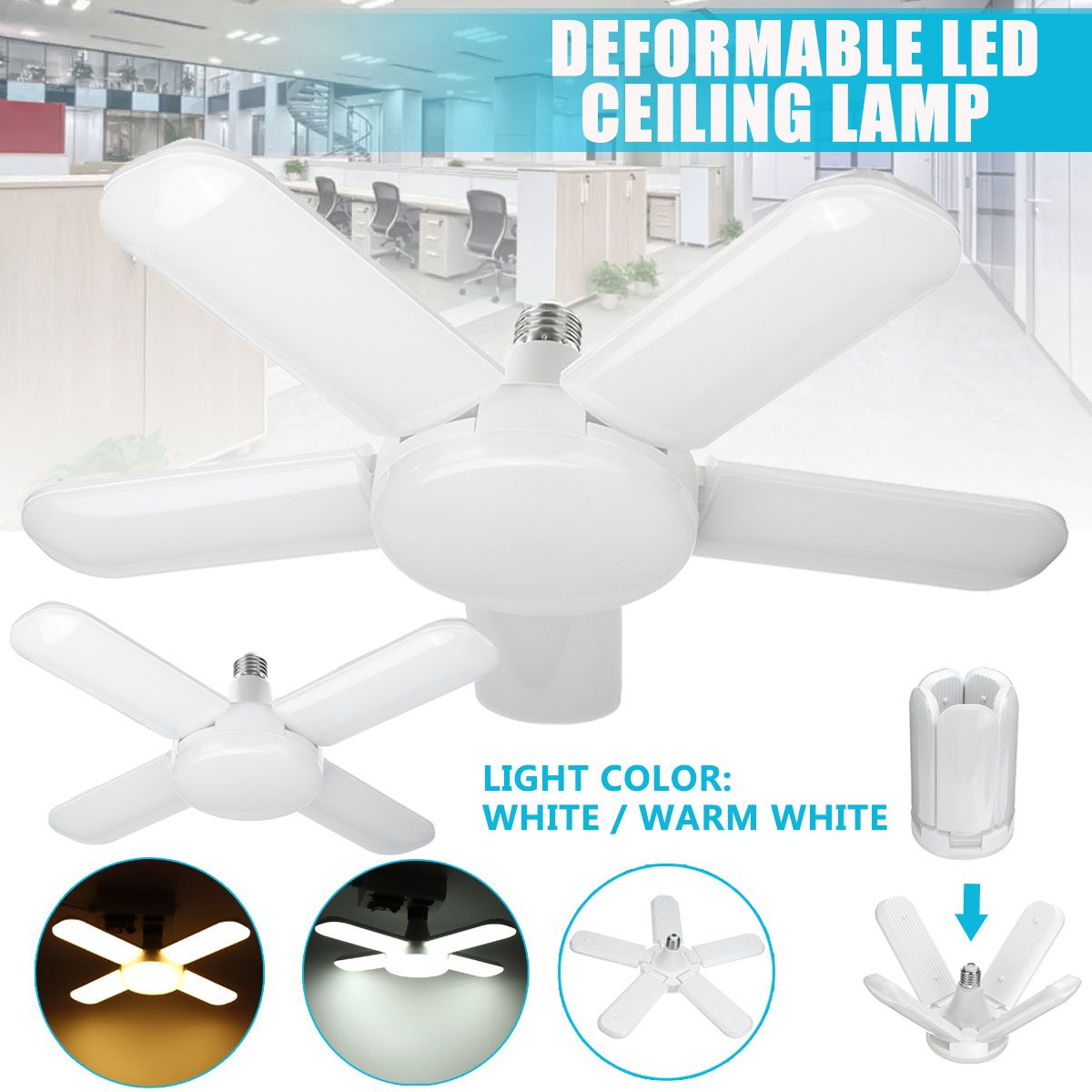 80W-85-265V-E27-LED-Garage-Shop-Work-Light-Ceiling-Deformable-Adjustable-Lamp-1732610
