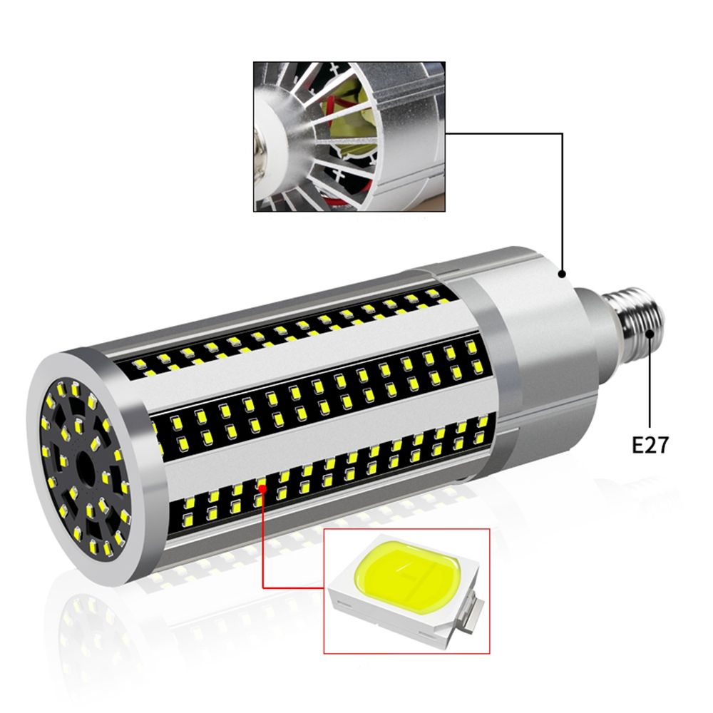 AC100-277V-E27-60W-No-Strobe-Fan-Cooling-312LED-Corn-Light-Bulb-Without-Lamp-Cover-for-Home-Decor-1520009