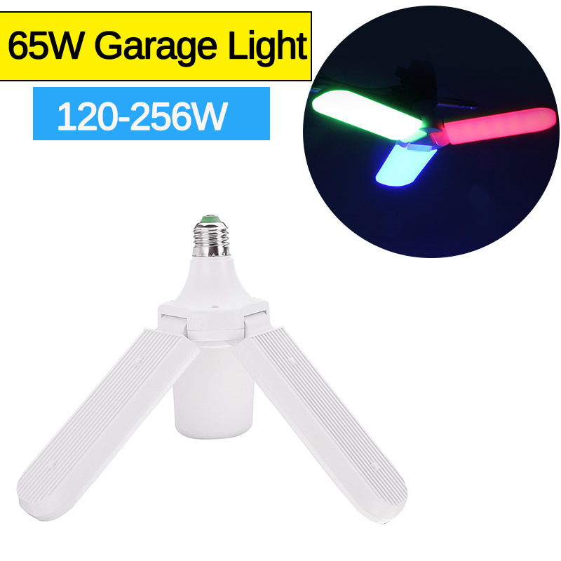 AC120-265V-E27-65W-Deformable-RGB-LED-Light-Bulb-Garage-Lamp-Foldable-Ceiling-Fixture-Work-Light-1622676
