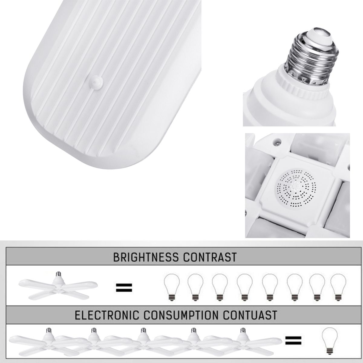 AC170-265V-E27-60W-Adjustable-Foldable-Fan-Blade-Four-leaf-LED-Bulb-High-brightness-Ceiling-Workshop-1625380