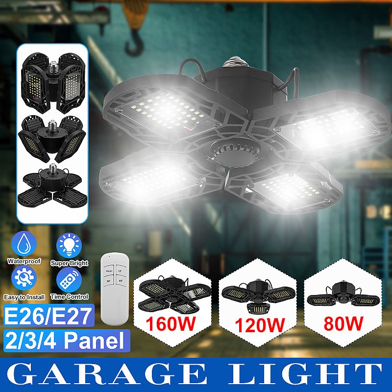 AC85-265V-LED-Garage-Light-Bulb-E27-E26-Ceiling-Fixture-Shop-Workshop-Deformable-Lamp-Timing-Kit-1710060