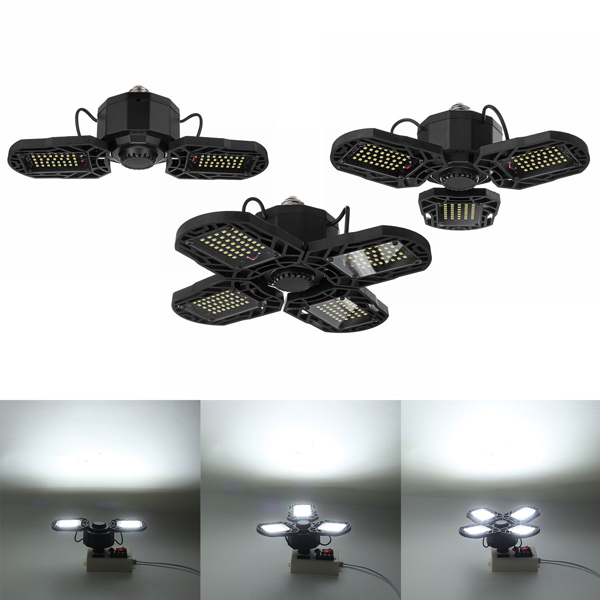 AC85-265V-LED-Garage-Light-Bulb-E27-E26-Ceiling-Fixture-Shop-Workshop-Deformable-Lamp-Timing-Kit-1710060