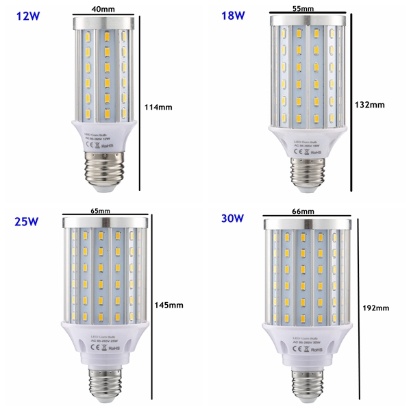 ARILUXreg-E27-E14-B22-12W-18W-25W-30W-SMD-5730-Pure-White-Warm-White-LED-Corn-Light-Bulb-AC85-265V-1186633