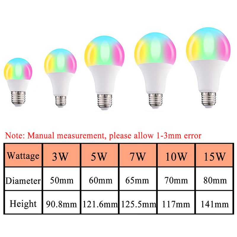Dimmable-3W-5W-7W-10W-15W-E27-AC85-265V-RGBW-LED-Globe-Light-Bulb-Remote-Control-for-Indoor-Home-Use-1631905