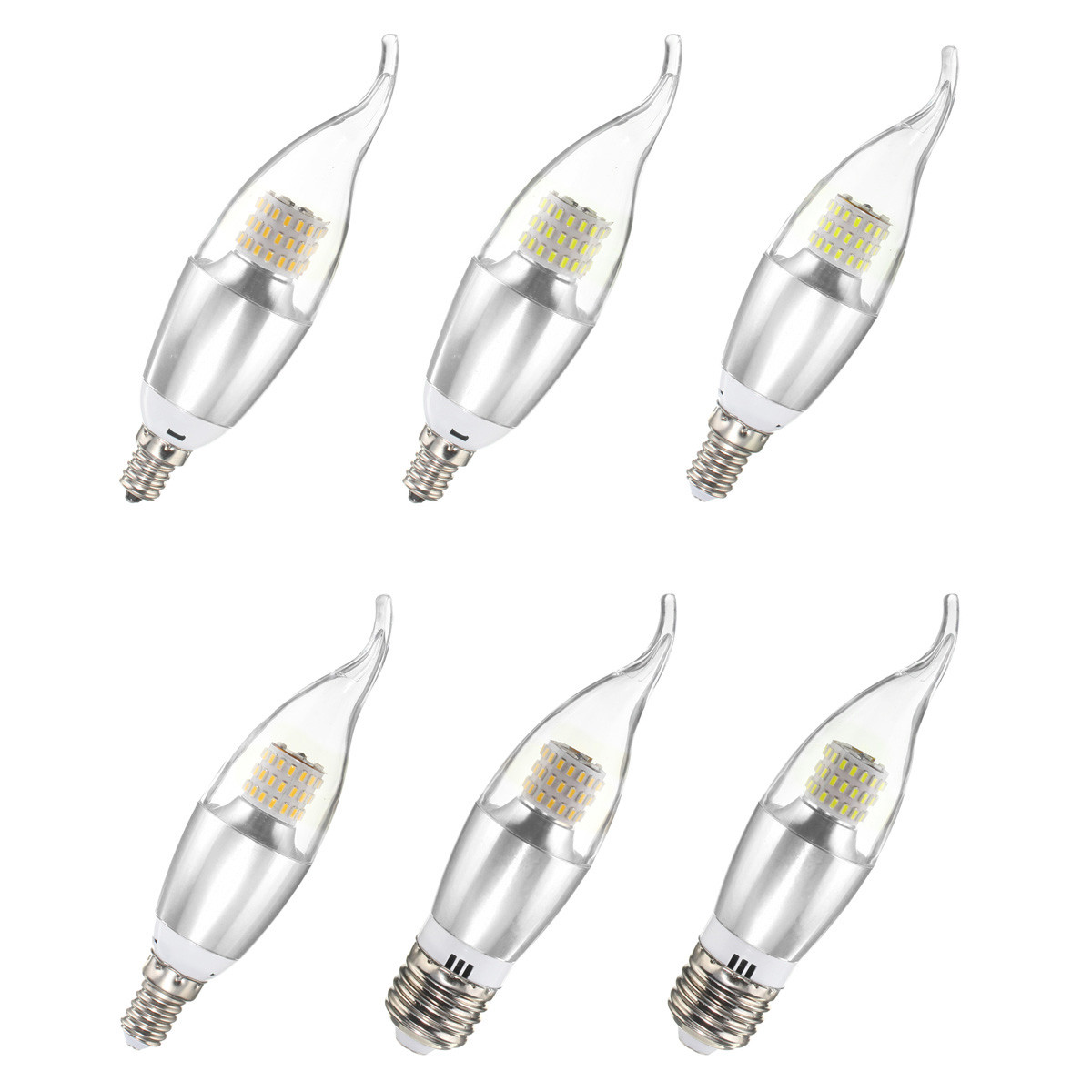 Dimmable-E27-E14-E12-7W-60-SMD-3014-LED-Pure-White-Warm-White-Sliver-Candle-Light-Lamp-Bulb-AC110V-1082668