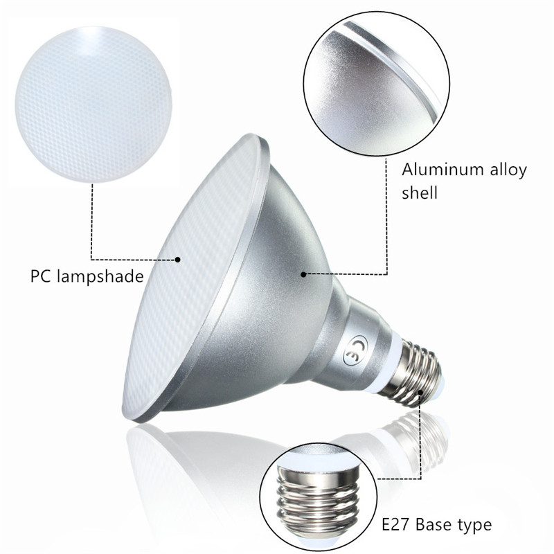 Dimmable-E27-PAR38-15W-900LM-LED-Spotlightt-Lamp-Bulb-Indoor-Lighting-110V-1138311