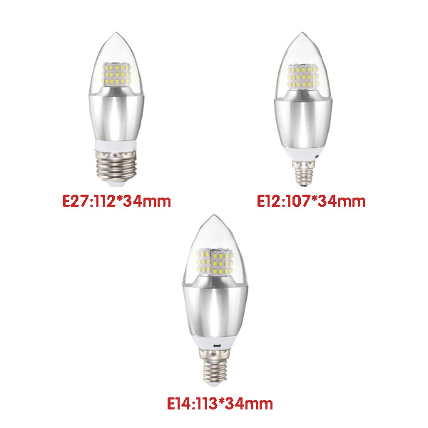 E14-E12-E27-7W-470LM-60-SMD-3014-LED-White-Warm-White-Glass-Candle-Bulb-Light-Non-Dimmable-AC85-265V-1040428