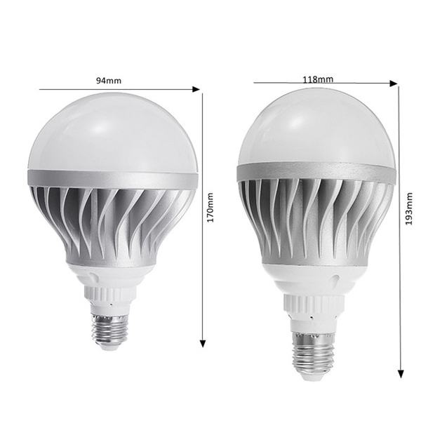 E27-15W-24W-SMD5730-Pure-White-Silver-Shell-Aluminum-LED-Global-Light-Bulb-AC85-265V-1179764