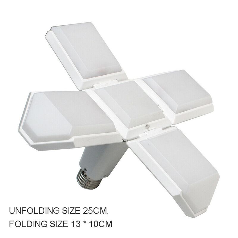 E27-35W-Foldable-LED-Garage-Light-SMD2835-Deformable-Square-Four-Leaves-Panels-Ceiling-Lamp-AC165-26-1681164