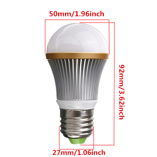 E27-3W-WarmPure-White-3-LED-Globe-Light-Bulb-Spot-Lamp-AC-110-240V-947272