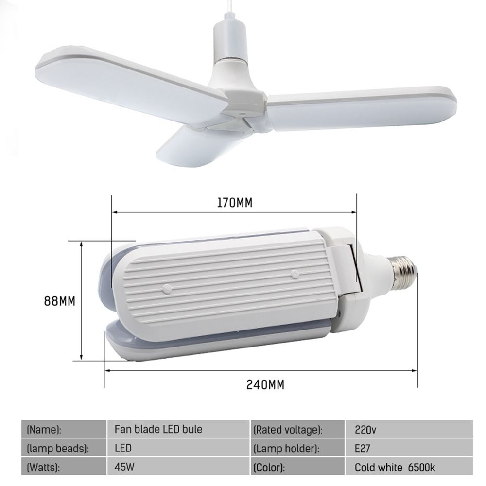E27-45W-2835-228LED-Foldable-Fan-Blade-Angle-Adjustable-Light-Bulb-for-Indoor-Home-Decor-AC85-265V-1439690