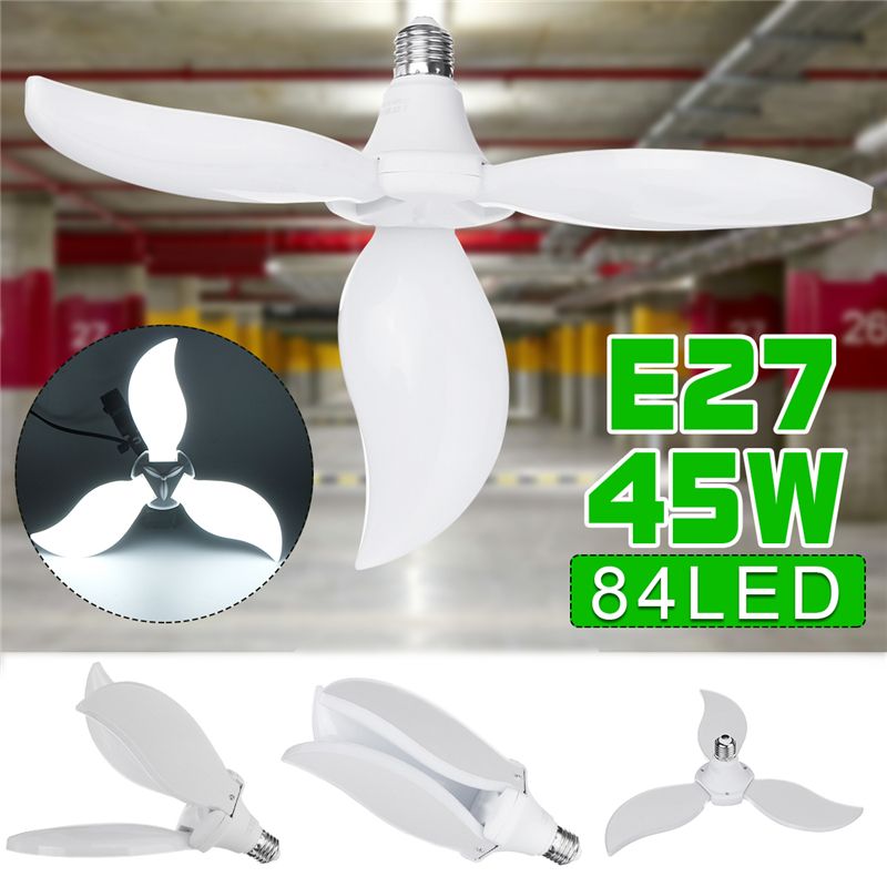 E27-45W-85-265V-84LED-Overhead-Adjustable-Deformable-Light-Bulb-Garage-Lamp-1591626