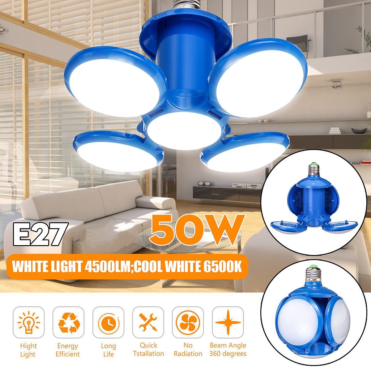 E27-50W-Deformable-Football-Night-Light-LED-Bulb-Ceiling-Bar-Lamp-100-265V-1697092