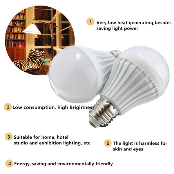 E27-5W-8-SMD-5630-Warm-WhiteWhite-Globe-Ball-Bulbs-Plastic-Lamp-Lights-220-240V-999726