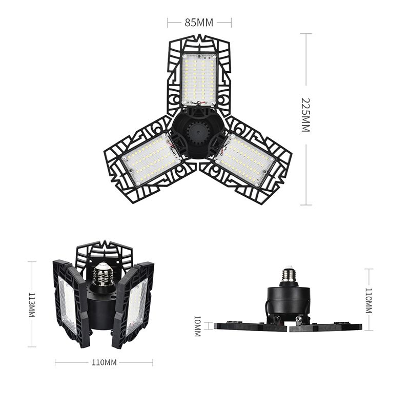 E27-60W-6000LM-LED-Garage-Light-Foldable-Ceiling-Fixture-Workshop-Deformable-Lamp-AC85-265V-1696906