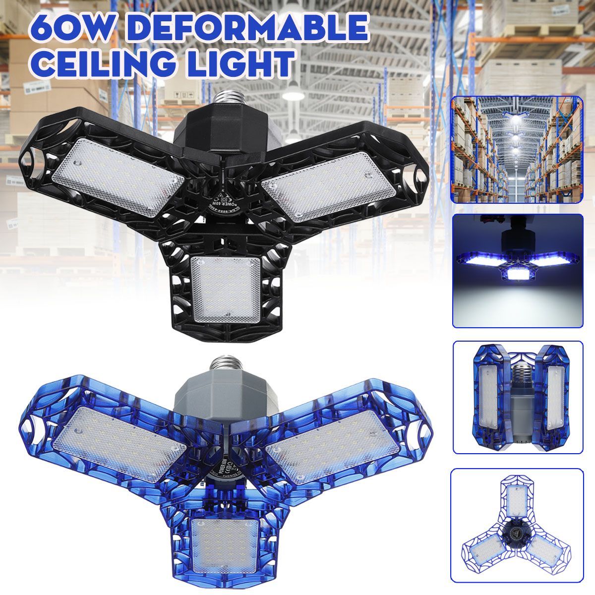 E27-60W-Deformable-LED-Garage-Light-Foldable-Ceiling-Lighting-High-Bay-Light-Lamp-AC85-265V-1732647