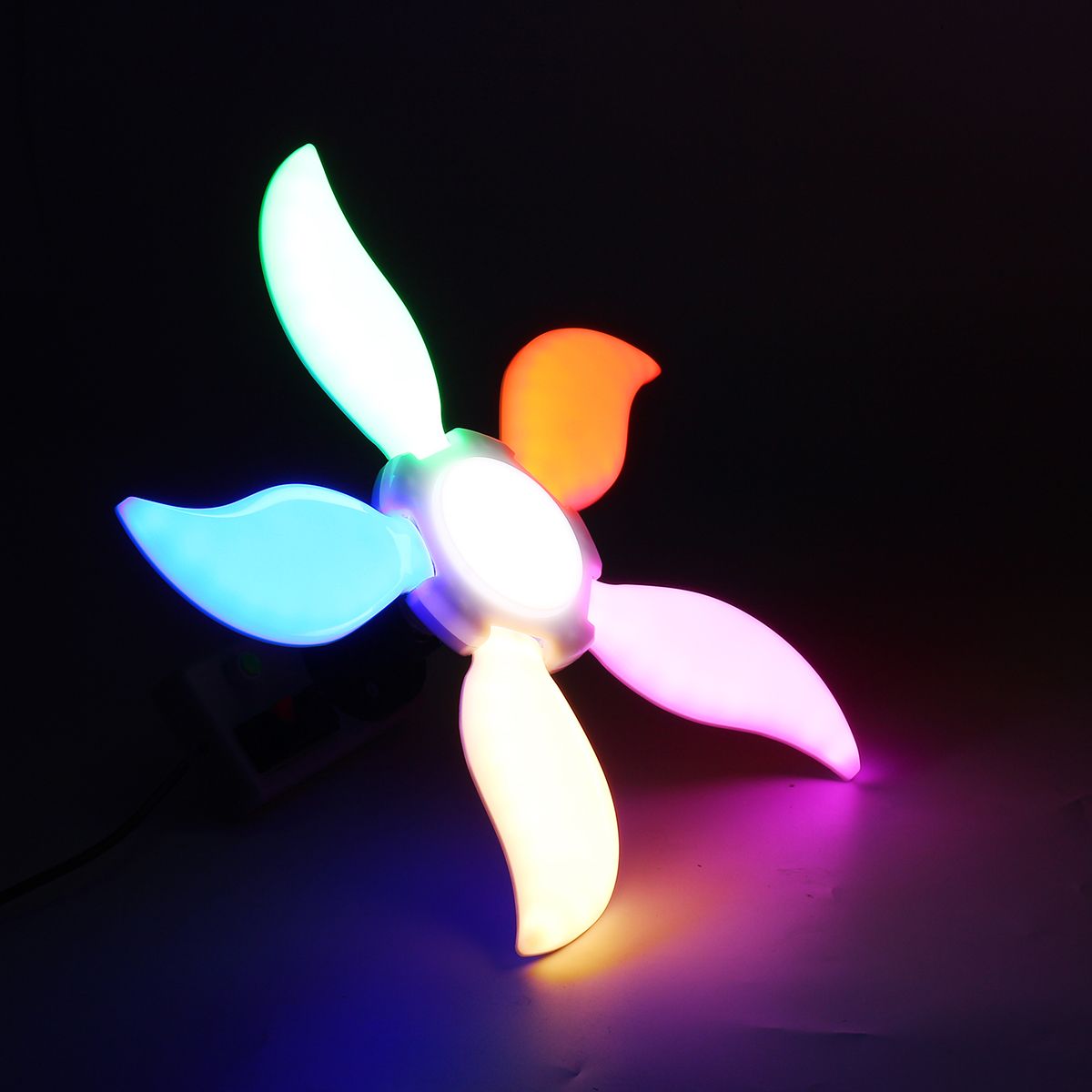E27-90W-Foldable-Colorful-LED-Light-Bulb-5-Leaf-Angle-Adjustable-Deformable-Garage-Lamp-for-Indoor-A-1601177