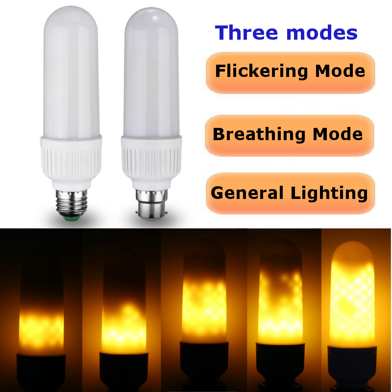 E27-B22-6W-SMD2835-Three-Modes-1300K-1800K-99LEDs-Yellow-Flame-Light-Bulb-AC85-265V-1211792