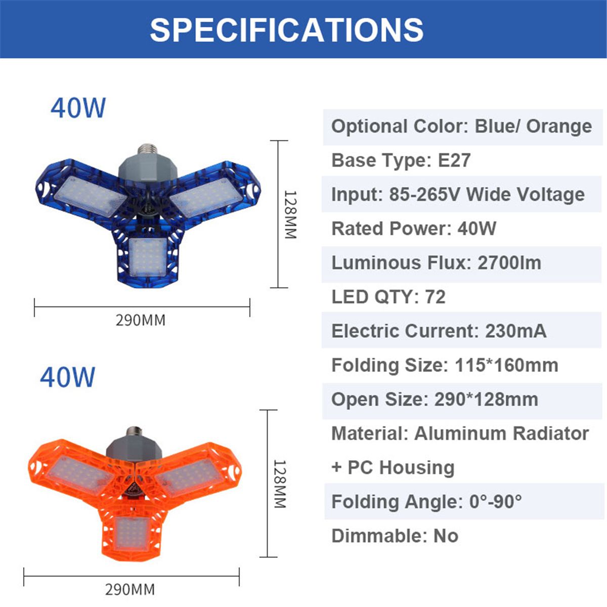 E27-LED-Bulb-40W-Deformable-Garage-Light-360degAngle-Foldable-Ceiling-Lamp-AC85-265V-1638991